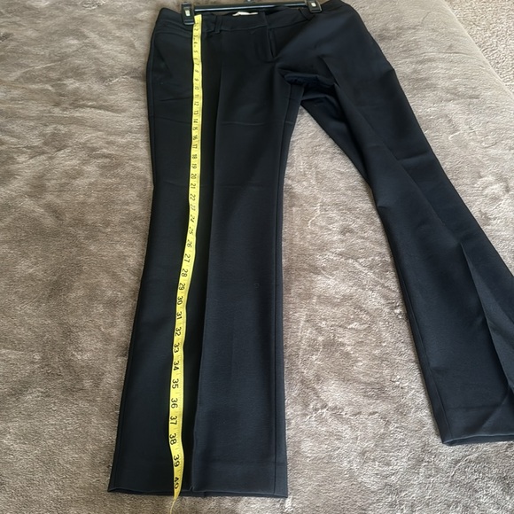 NWT Cooper&Ella Black High Rise Flat Front Bootcut Stretchy Dress Pants, Size 8. - Picture 6 of 12